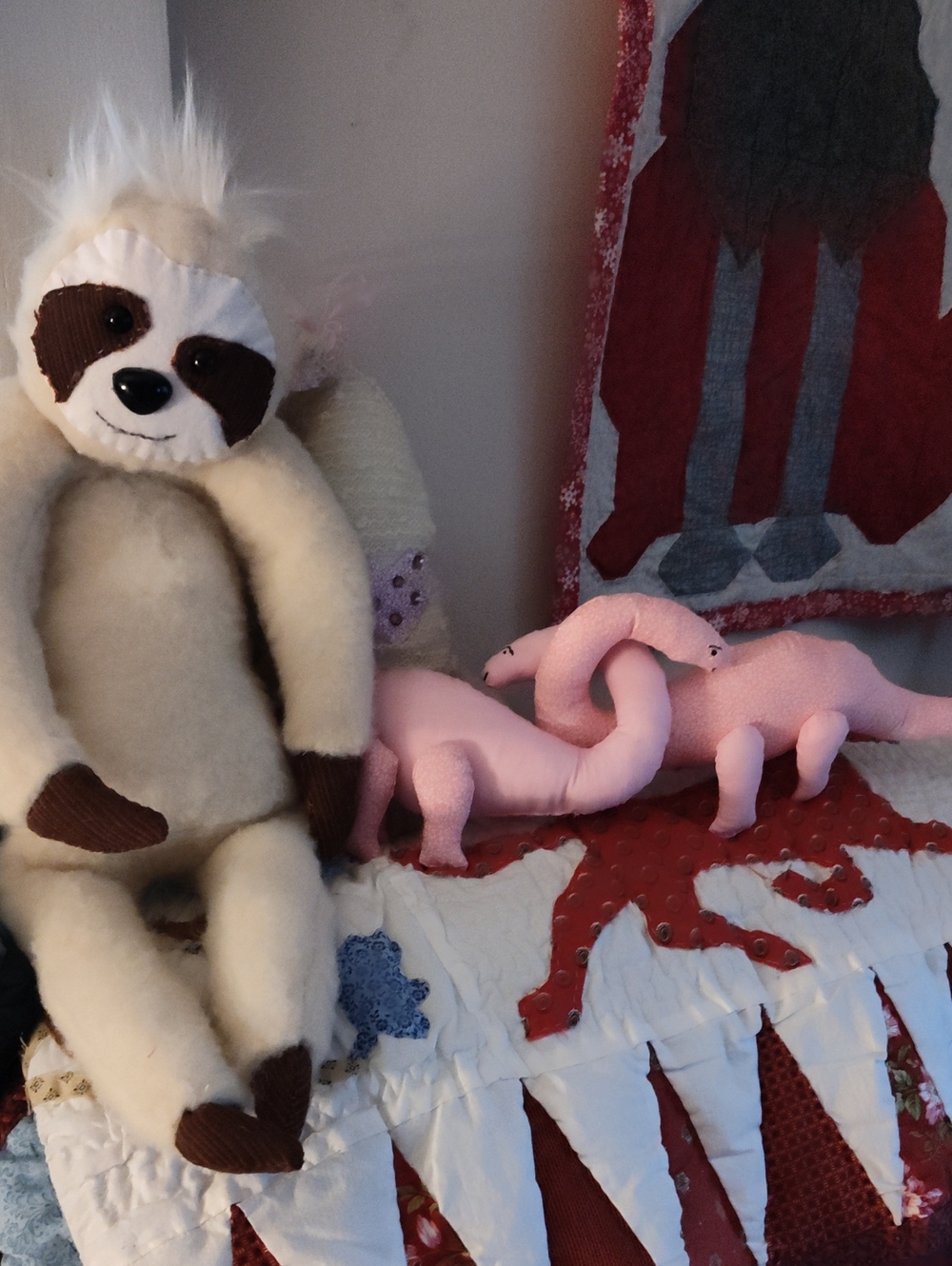 Buy I Now Dinosaurs And A Sloth Toy - Soft Stuffed Animal For bfreesboutique